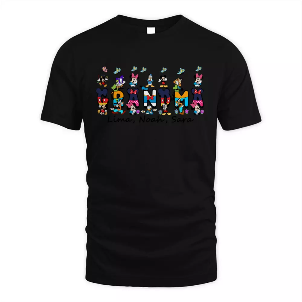 Custom Name Happy Mouse With Kids 