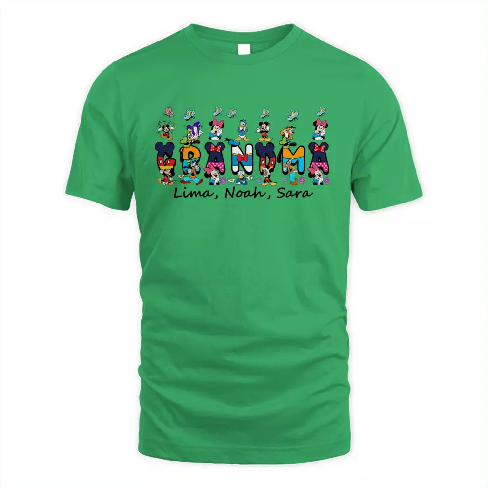 Custom Name Happy Mouse With Kids 