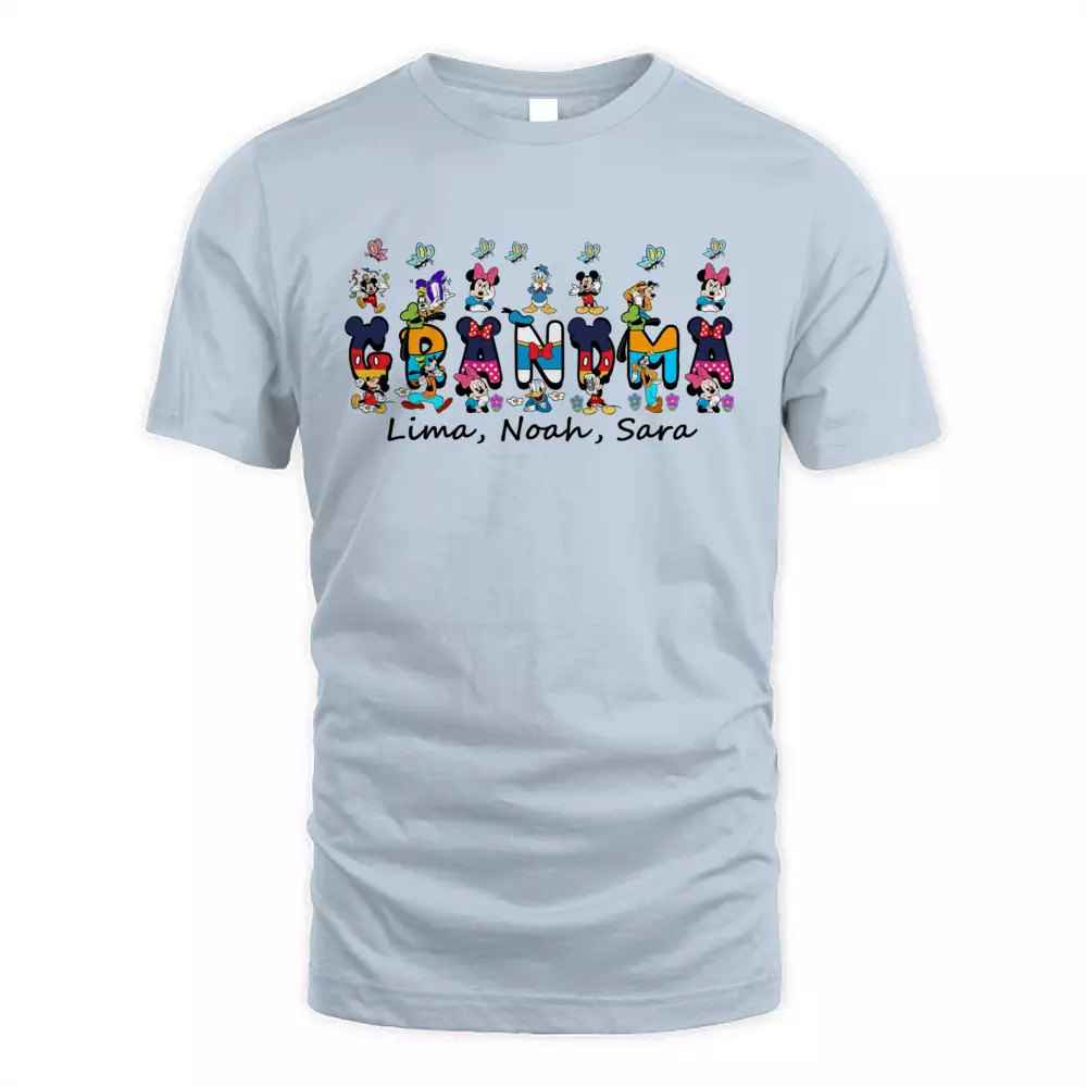 Custom Name Happy Mouse With Kids 