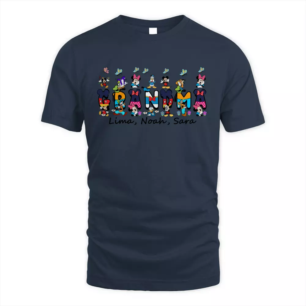 Custom Name Happy Mouse With Kids 