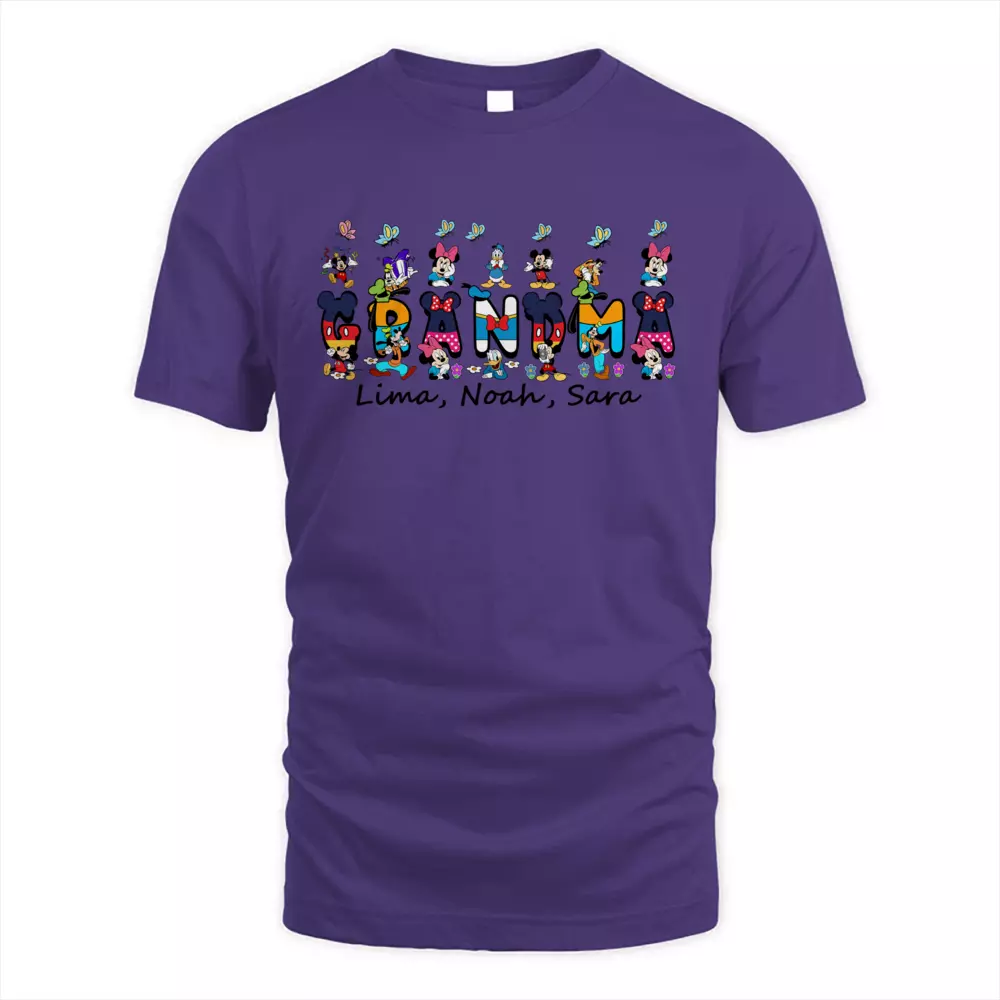 Custom Name Happy Mouse With Kids 