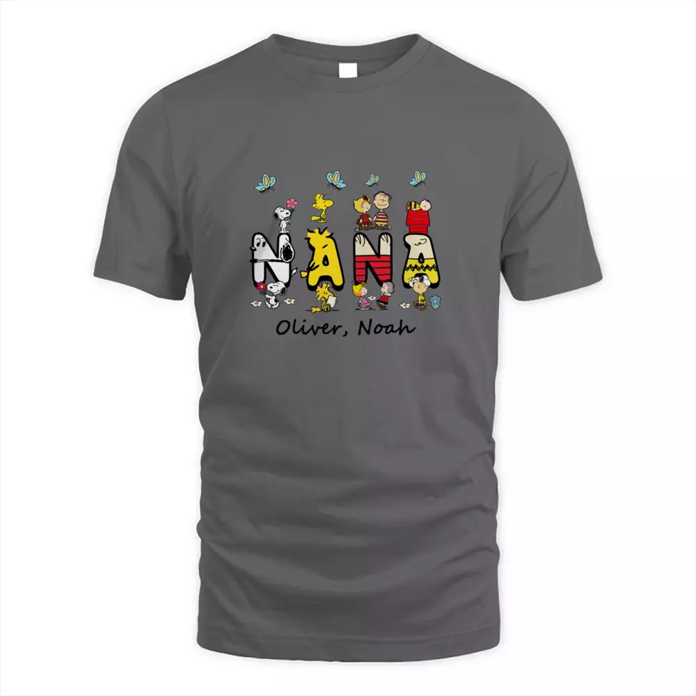 Custom Name Cute Dog With Kids