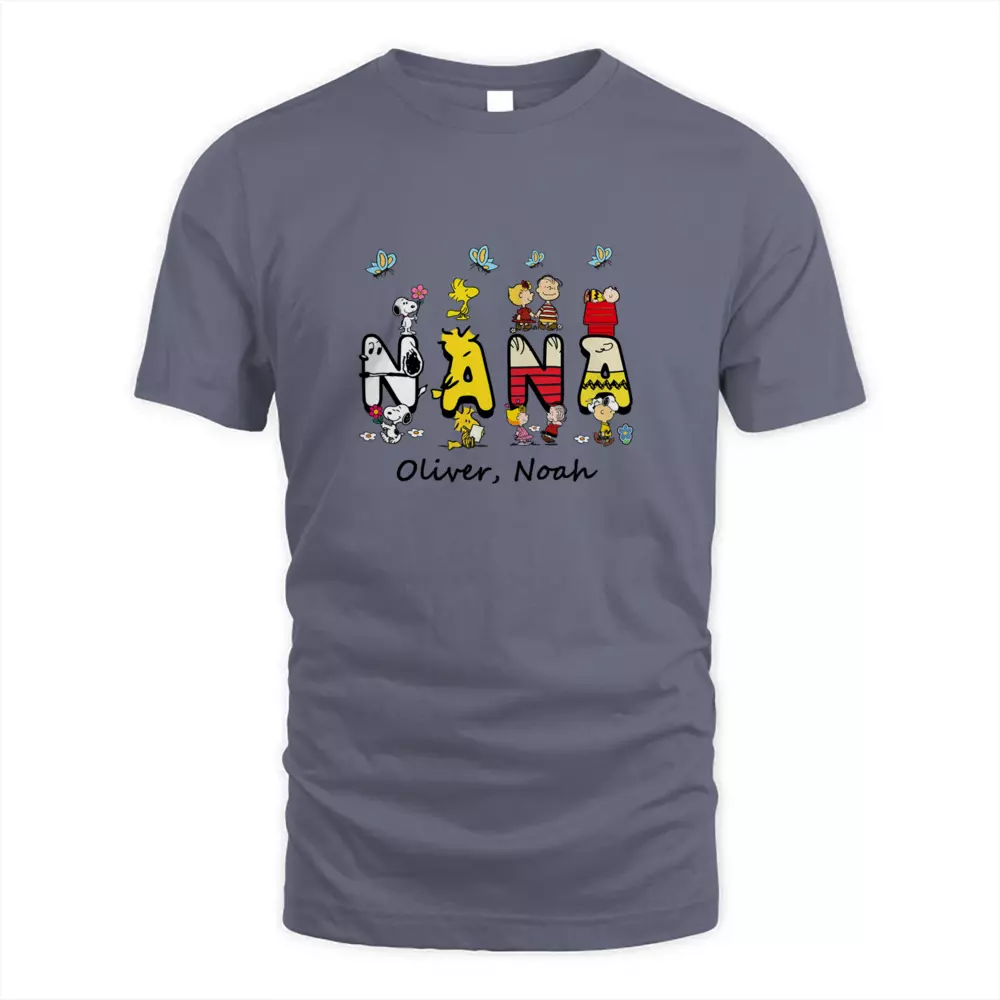Custom Name Cute Dog With Kids