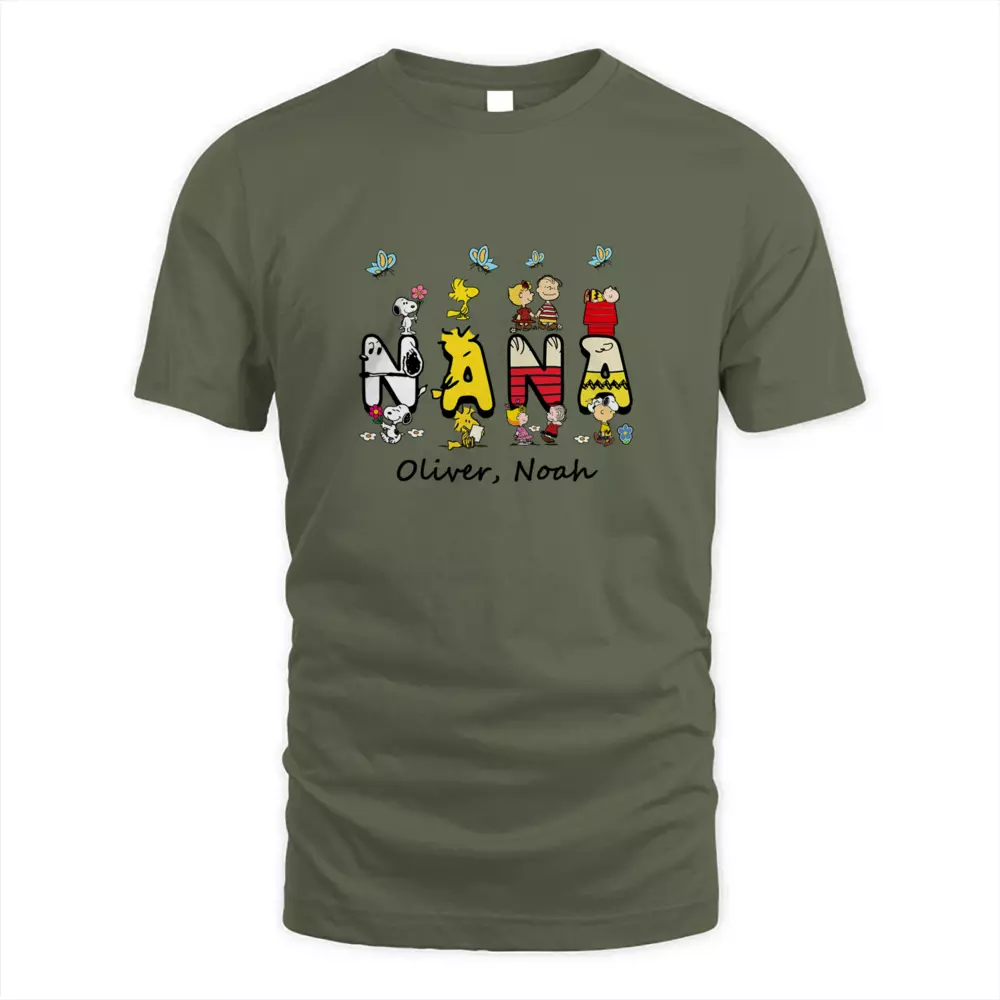 Custom Name Cute Dog With Kids