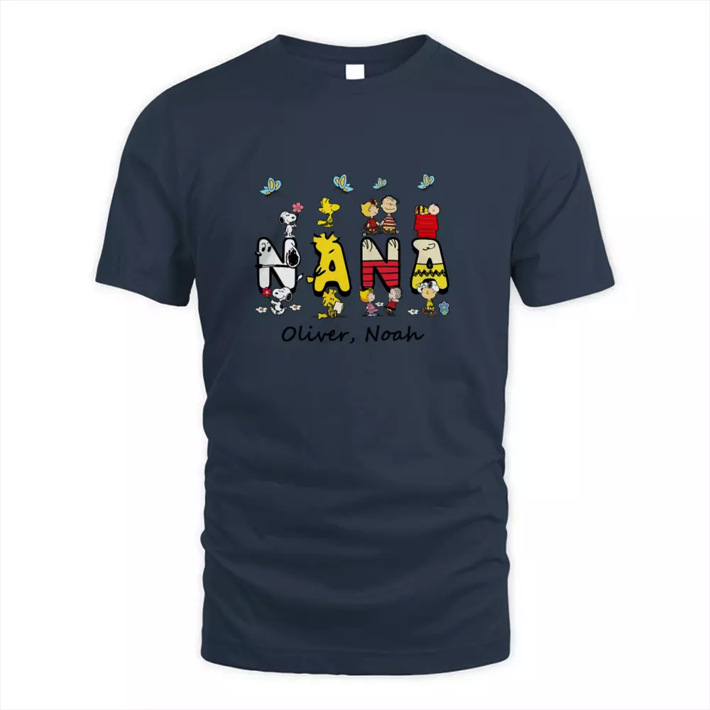 Custom Name Cute Dog With Kids