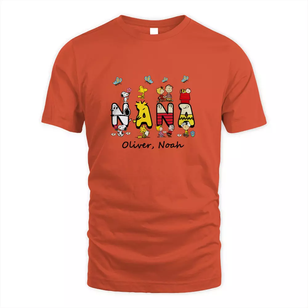 Custom Name Cute Dog With Kids