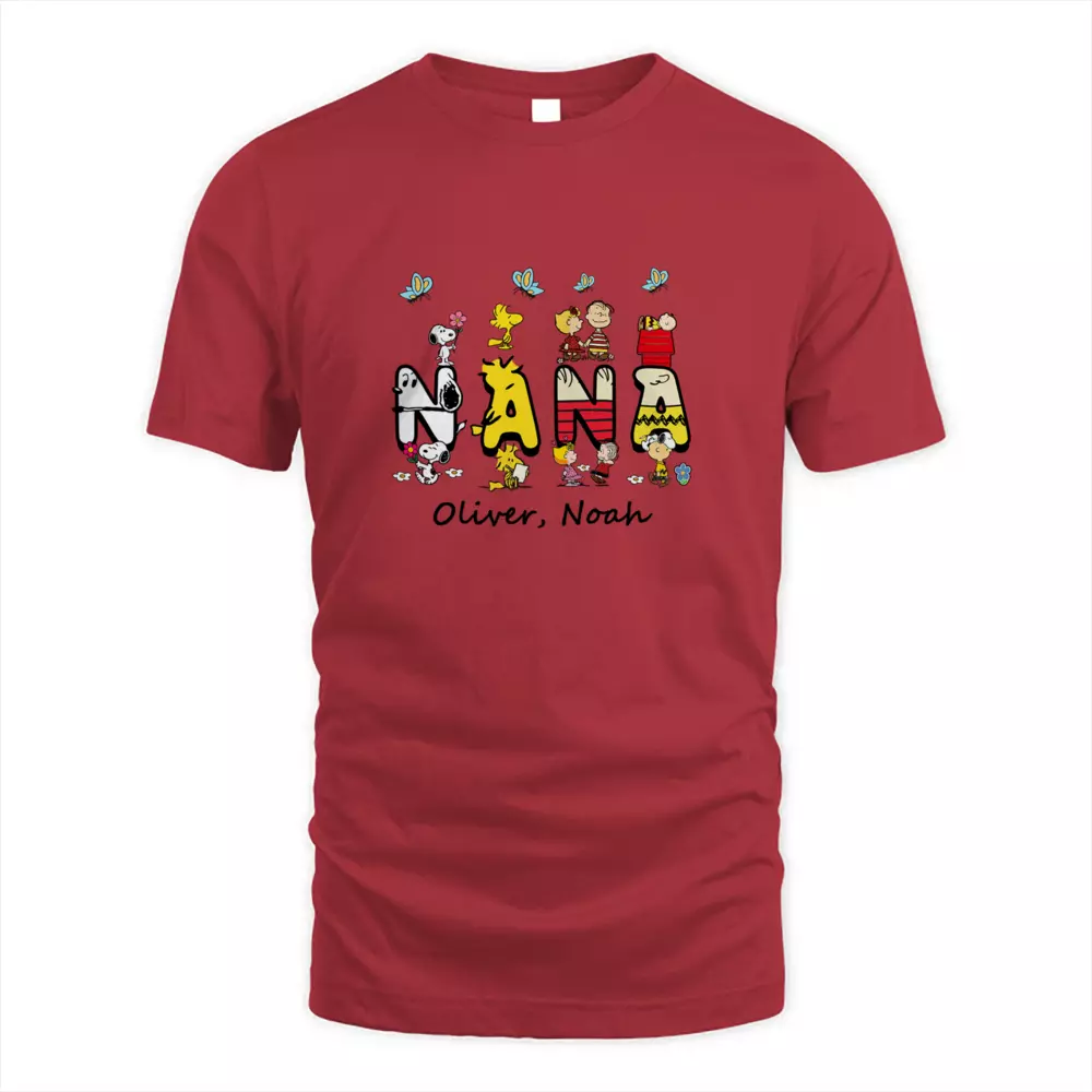 Custom Name Cute Dog With Kids