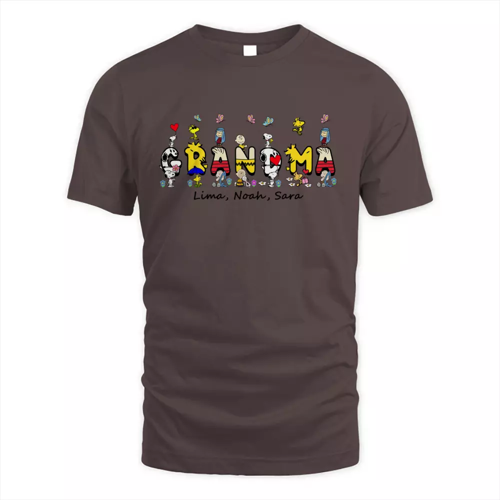 Custom Name Cute Dog With Kids