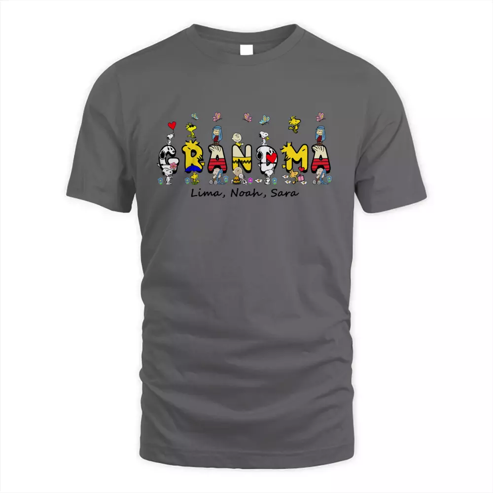 Custom Name Cute Dog With Kids