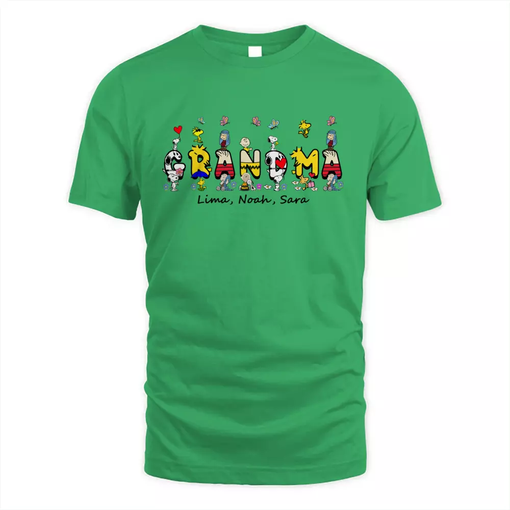 Custom Name Cute Dog With Kids