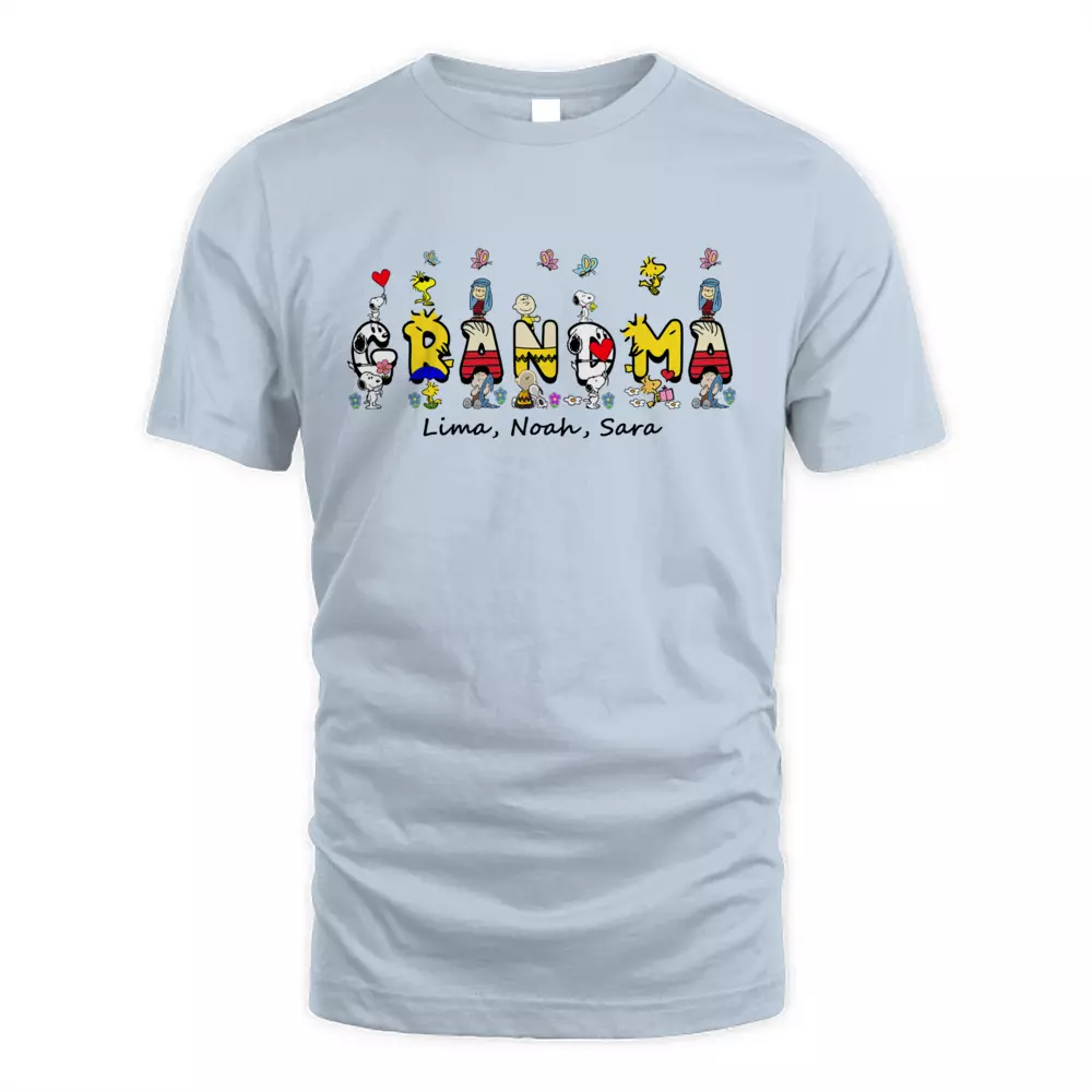 Custom Name Cute Dog With Kids