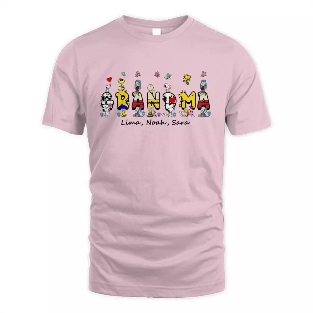 Custom Name Cute Dog With Kids