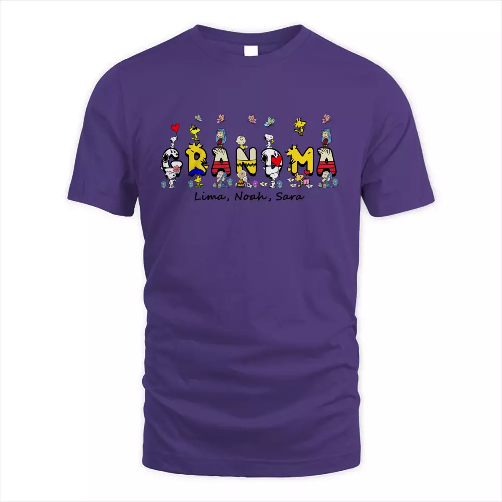 Custom Name Cute Dog With Kids