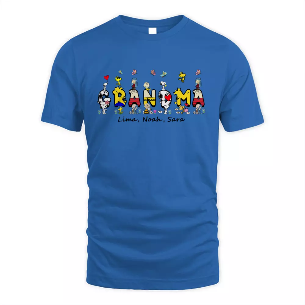 Custom Name Cute Dog With Kids