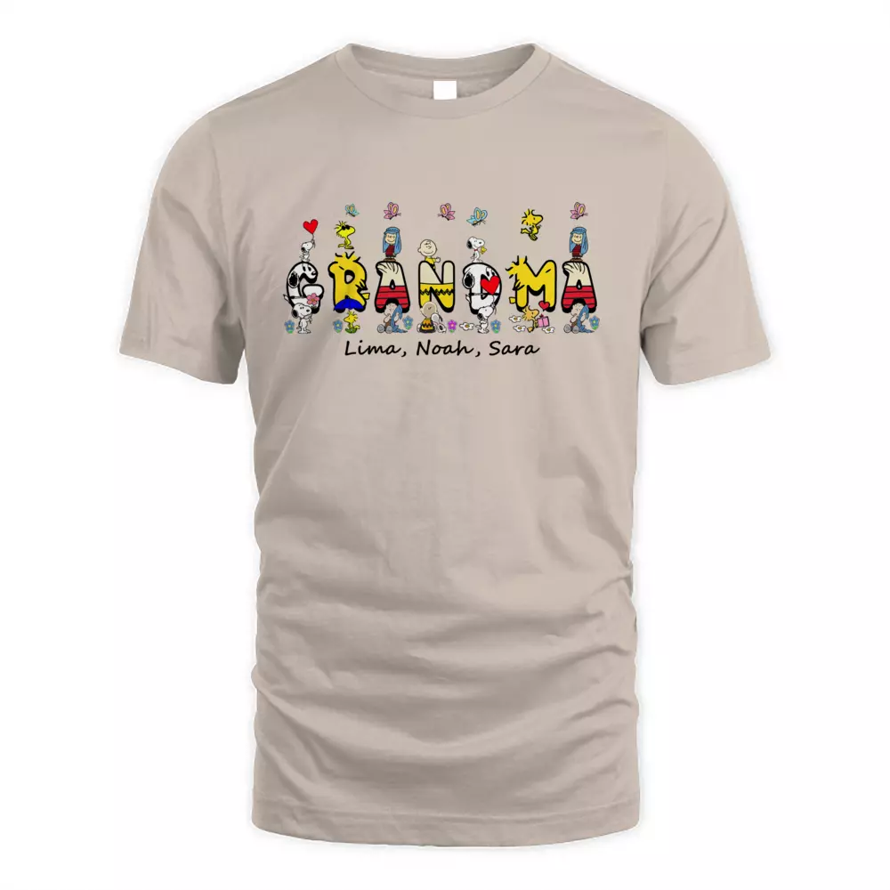 Custom Name Cute Dog With Kids