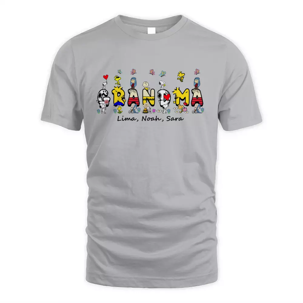 Custom Name Cute Dog With Kids