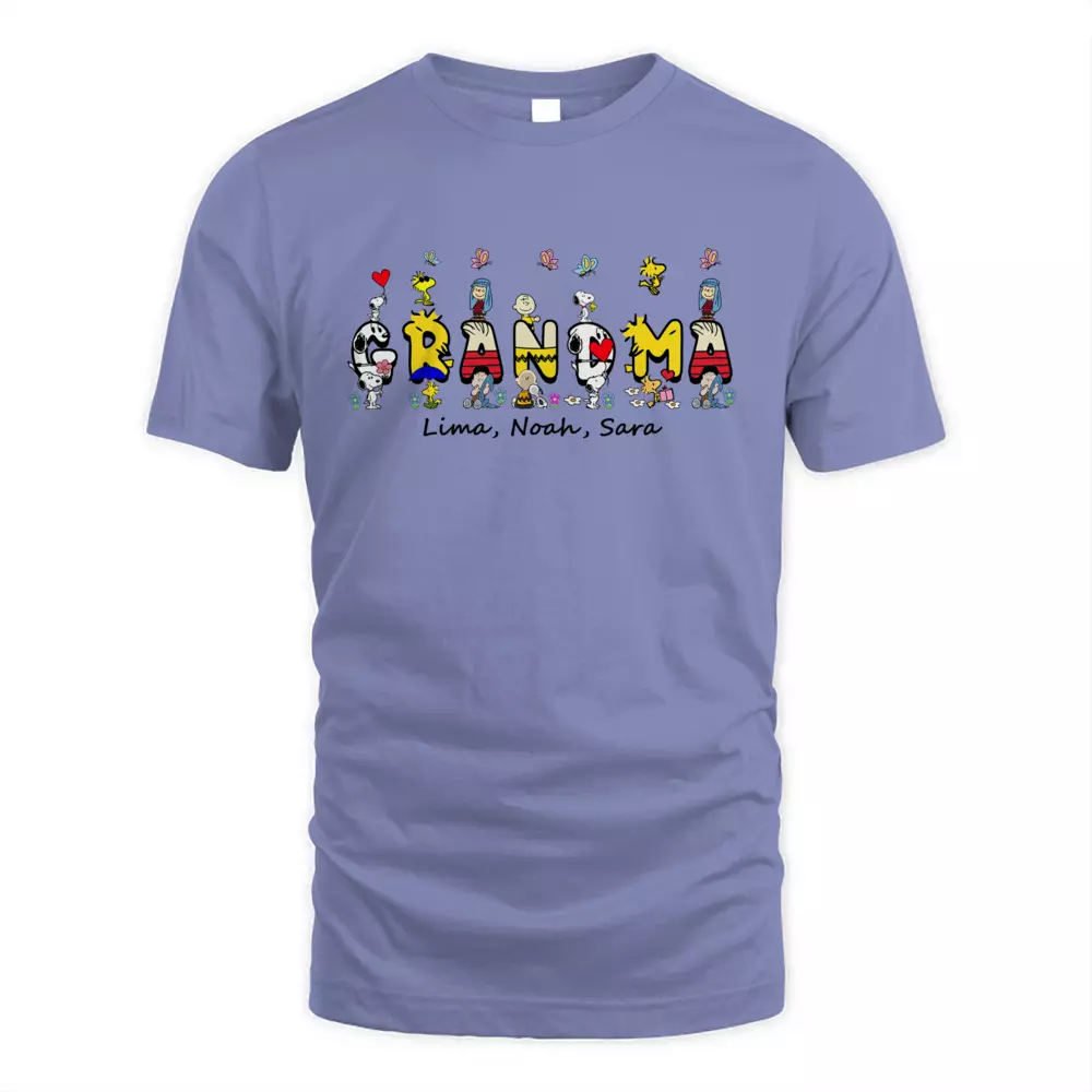 Custom Name Cute Dog With Kids