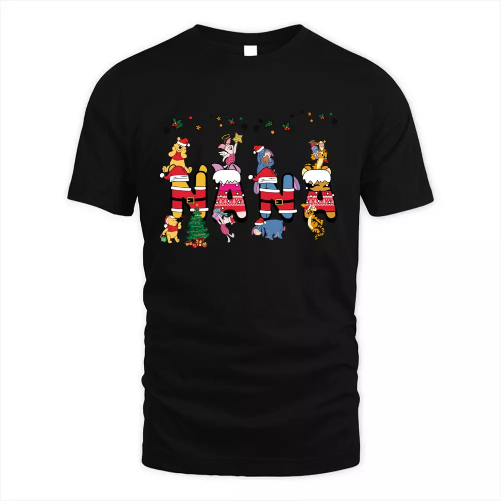 Custom Name Bear Christmas Letters