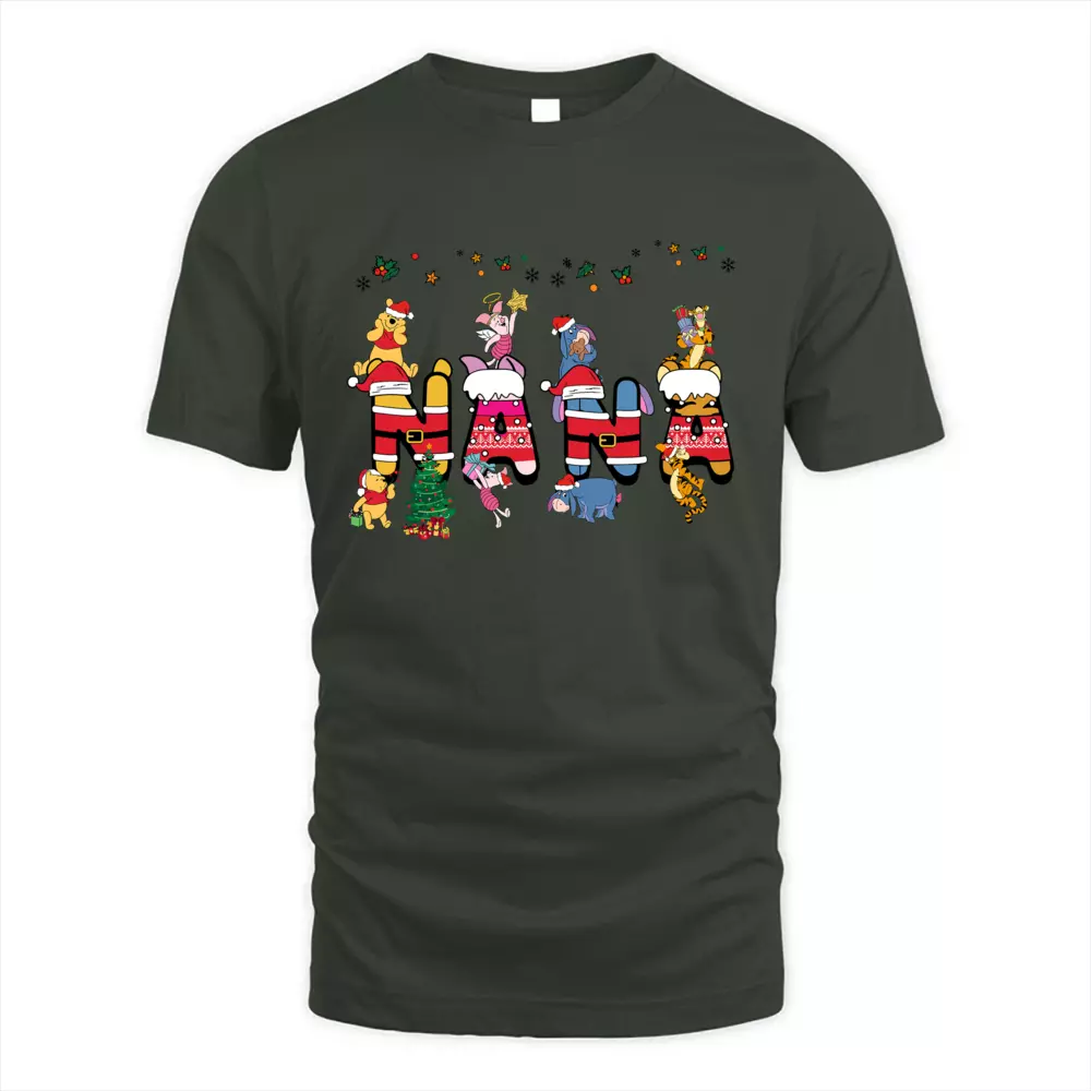 Custom Name Bear Christmas Letters