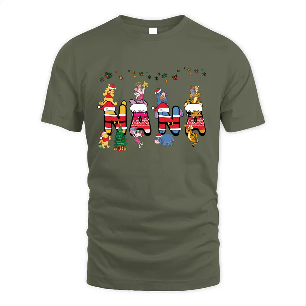 Custom Name Bear Christmas Letters