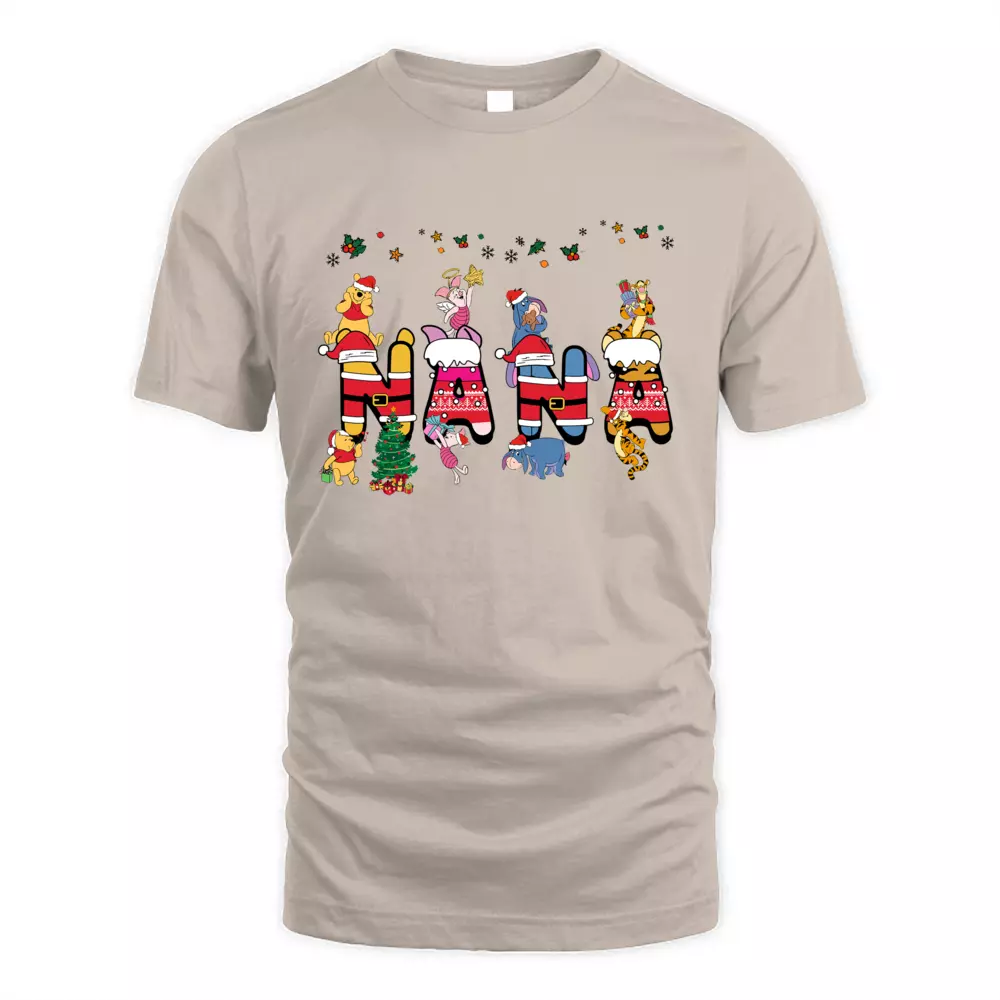 Custom Name Bear Christmas Letters