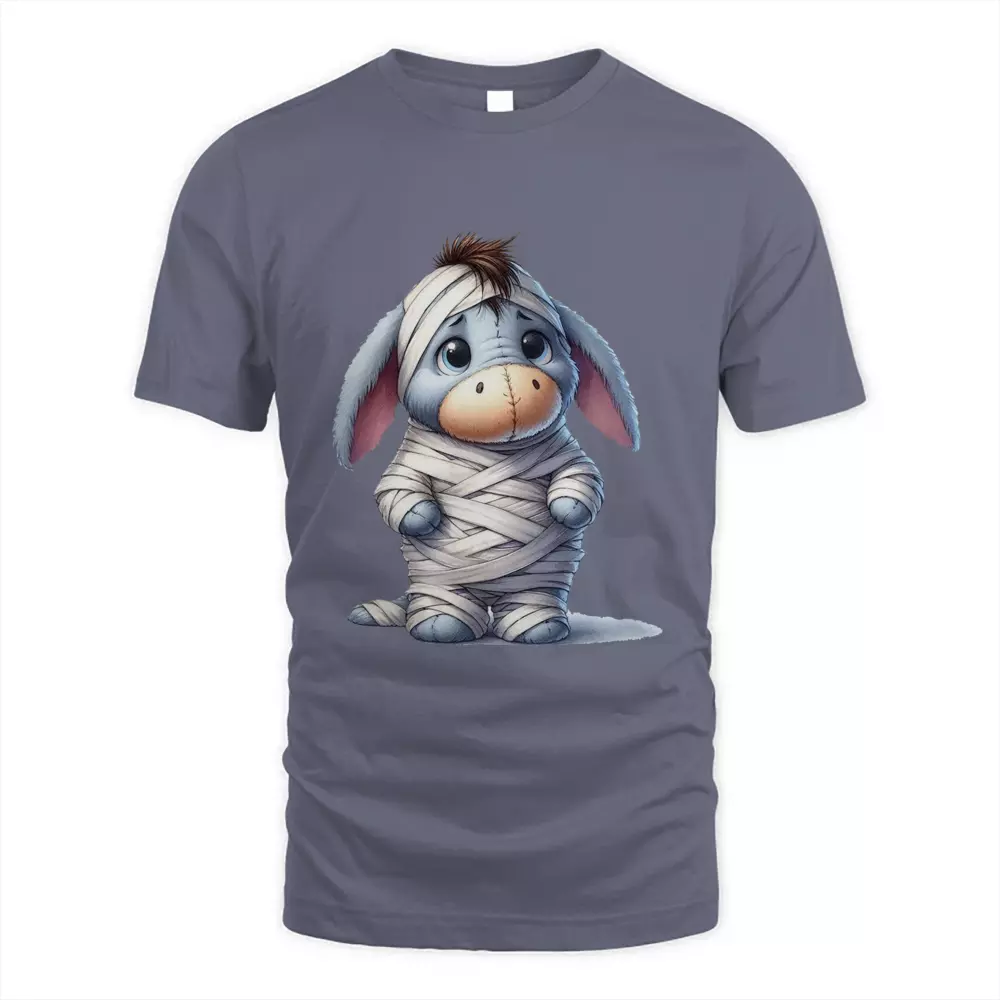 Cute Donkey and Butterfly