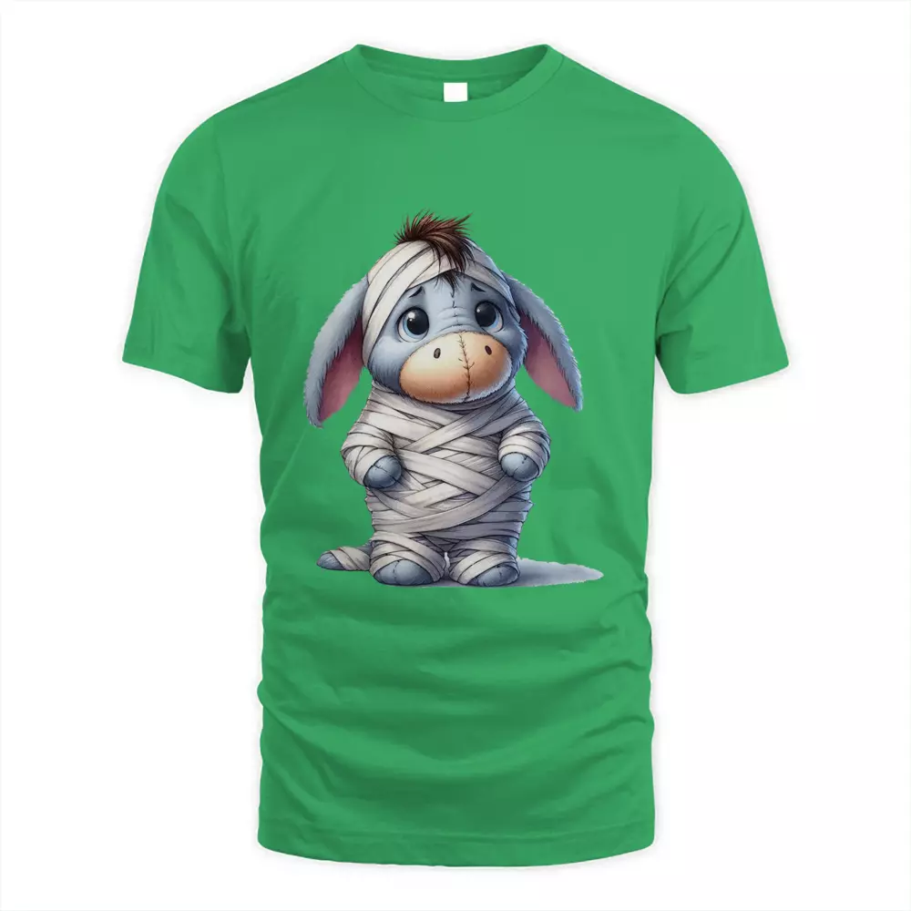 Cute Donkey and Butterfly