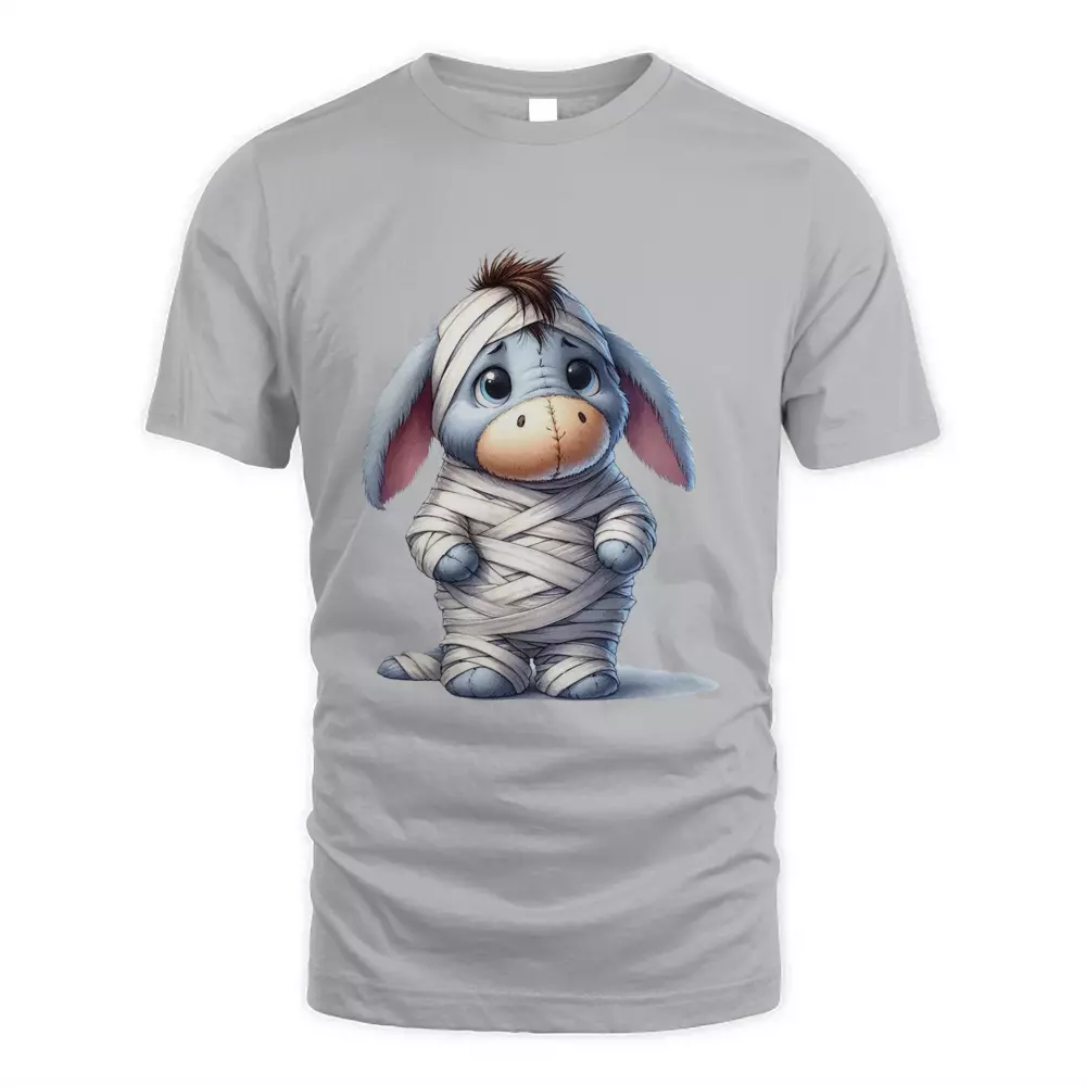 Cute Donkey and Butterfly